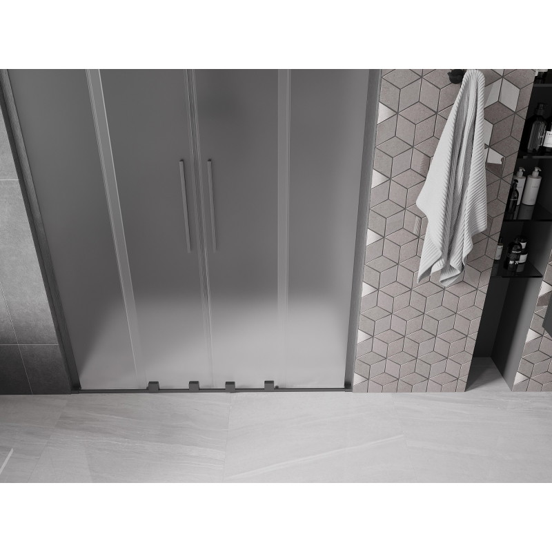 Mexen Velar L Duo dušši lükanduksed 140 cm, jääklaas, harjatud gun gray - 871-140-003-32-66