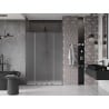 Mexen Velar L Duo sliding shower doors 160 cm, frosted, gun gray brushed - 871-160-003-32-66