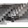 Mexen Velar L Duo Schiebetüren 150 cm, satiniert, schwarz - 871-150-003-32-70