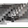 Mexen Velar L Duo schuifdouchedeur 150 cm, matglas, kanonmetaal - 871-150-003-32-95