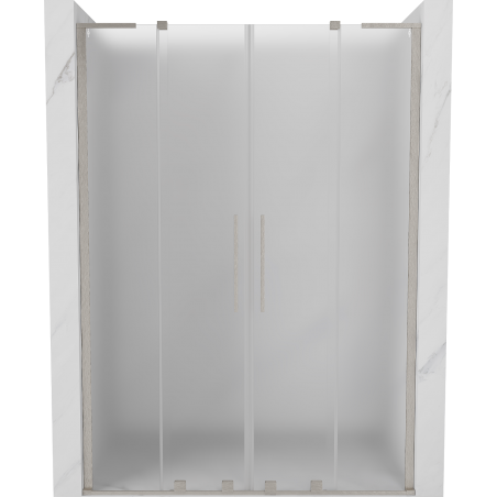 Mexen Velar L Duo liuguks dušile 150 cm, härm, harjatud nikkel - 871-150-003-32-97