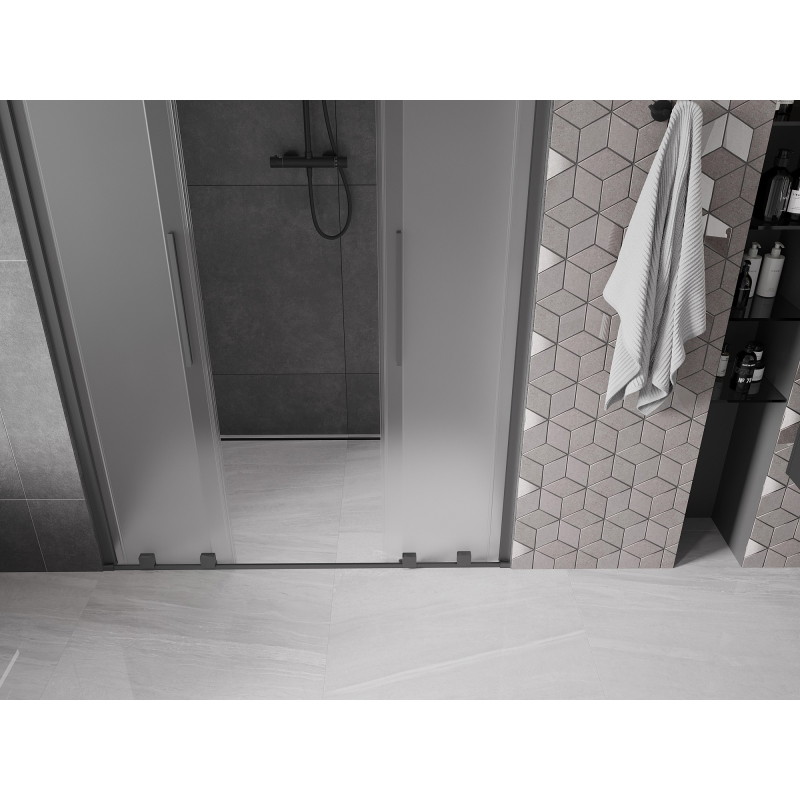 Mexen Velar L Duo lükanddussuks 160 cm, matt, gun metal - 871-160-003-32-95