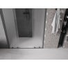 Mexen Velar L Duo drzwi prysznicowe rozsuwane 160 cm, szron, gun metal - 871-160-003-32-95