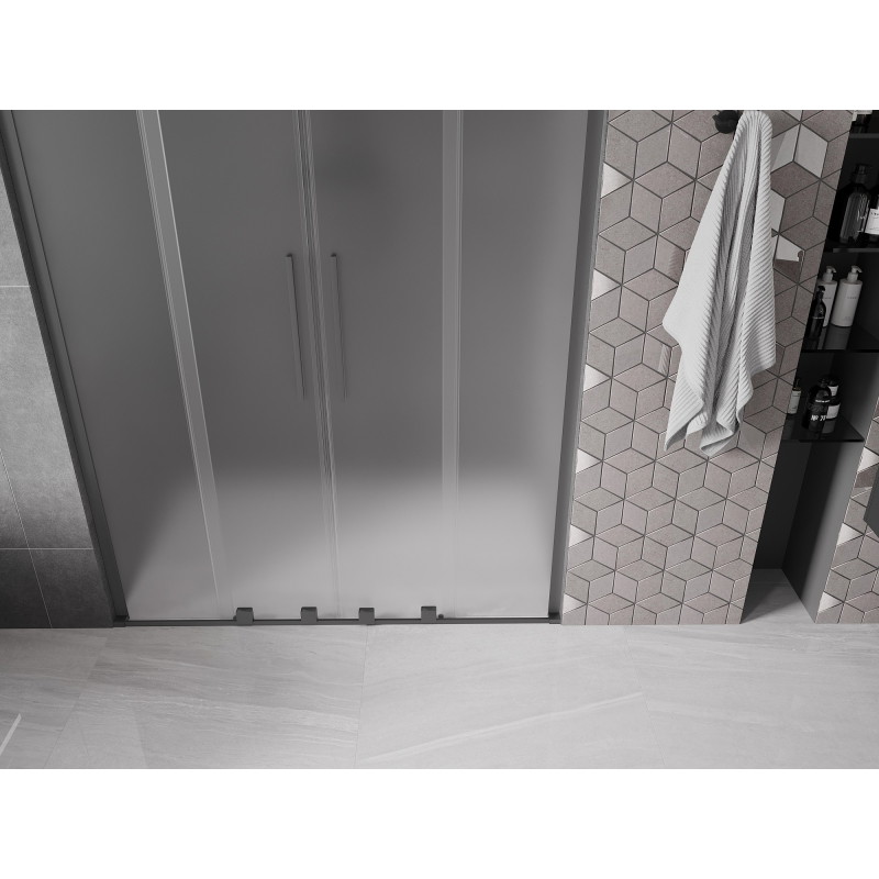Mexen Velar L Duo lükanddussuks 160 cm, matt, gun metal - 871-160-003-32-95