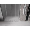 Mexen Velar L Duo drzwi prysznicowe rozsuwane 160 cm, szron, gun metal - 871-160-003-32-95