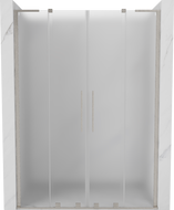 Mexen Velar L Duo drzwi prysznicowe rozsuwane 160 cm, szron, nikiel szczotkowany - 871-160-003-32-97
