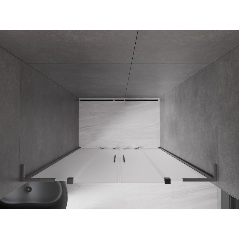 Mexen Velar L Duo lükanddussuks 160 cm, matt, gun metal - 871-160-003-32-95