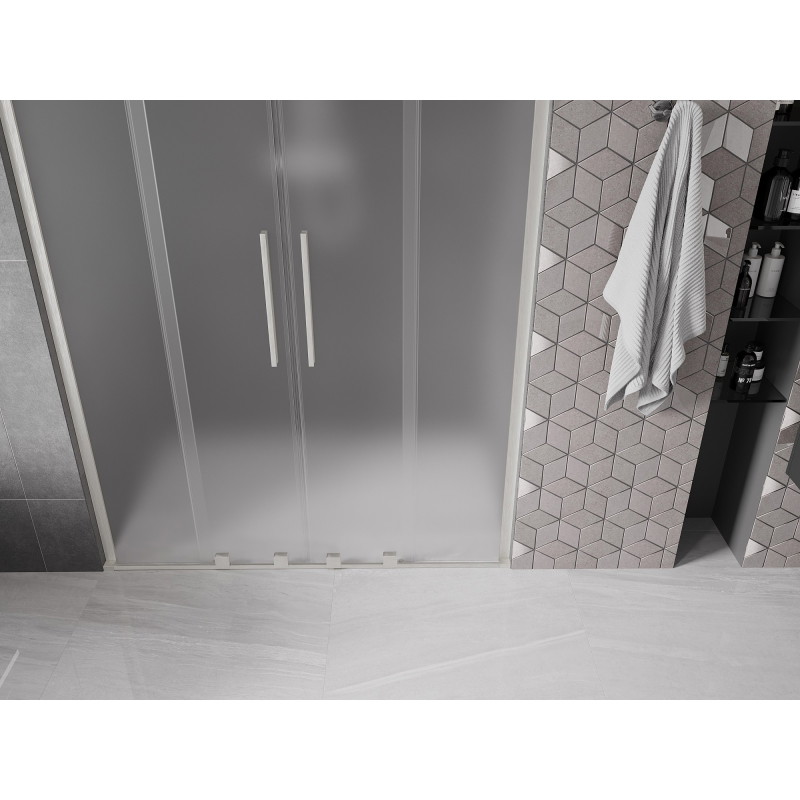 Mexen Velar L Duo liuguks dušile 150 cm, härm, harjatud nikkel - 871-150-003-32-97