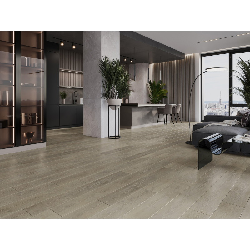 Mexen Jasper vzorec vinilnih plošč SPC 6,5 mm, podlaga IXPE 1,5 mm, 4 V-Fuga, Hrast - F1018-S