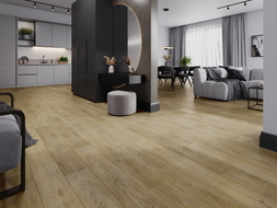 Mexen Alabama sample SPC vinyl panels 6.5 mm, IXPE underlay 1.5 mm, 4 V-Groove, Oak - F1019-S