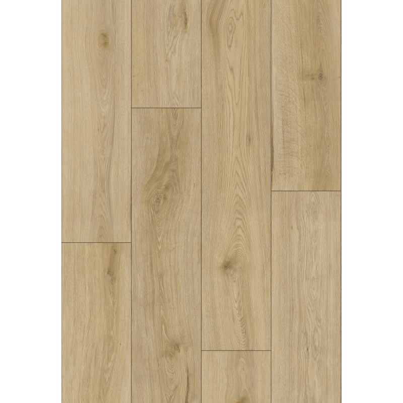 Mexen Charter Oak δείγμα πάνελ βινυλίου SPC 6,5 mm, υπόστρωμα IXPE 1,5 mm, 4 V-Φούγκα,