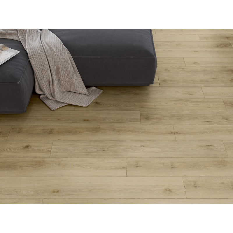 Mexen Charter Oak campione di pannelli in vinile 1240 x 182 mm SPC 6,5 mm, supporto IXPE 1,5 mm, 4 V-Fuga, Rovere - F1022-S