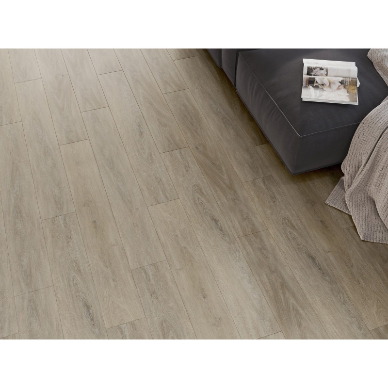 Mexen Parkland δείγμα πάνελ βινυλίου SPC 6,5 mm, υπόστρωμα IXPE 1,5 mm, 4 V-Fuga, Δρυς - F1024-S