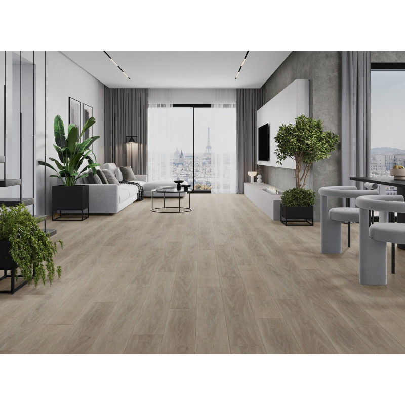 Mexen Parkland vzorec vinilnih plošč SPC 6,5 mm, podlaga IXPE 1,5 mm, 4 V-žleb, Hrast - F1024-S