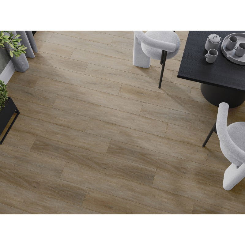 Mexen Palermo campione di pannelli vinilici SPC 6,5 mm, sottostrato IXPE 1,5 mm, 4 V-Fuga, Rovere - F1025-S