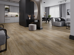 Mexen Palermo échantillon de panneaux en vinyle 1240 x 182 mm SPC 6,5 mm, sous-couche IXPE 1,5 mm, 4 V-Fuga, Chêne - F1025-S