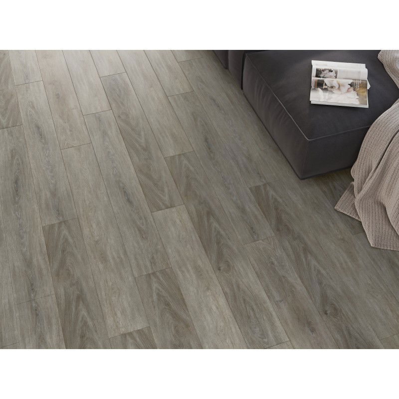 Mexen La Porte campione di pannelli in vinile SPC 6,5 mm, sottostrato IXPE 1,5 mm, 4 V-Sgrossature, Rovere - F1026-S