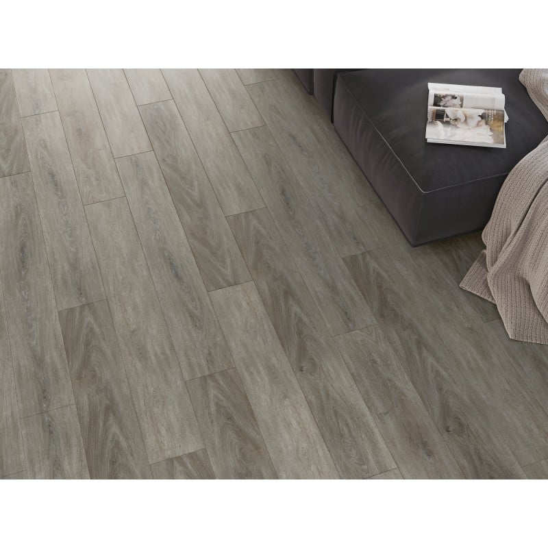 Mexen La Porte échantillon de panneaux vinyles SPC 6,5 mm, sous-couche IXPE 1,5 mm, 4 V-Joint, Chêne - F1026-S