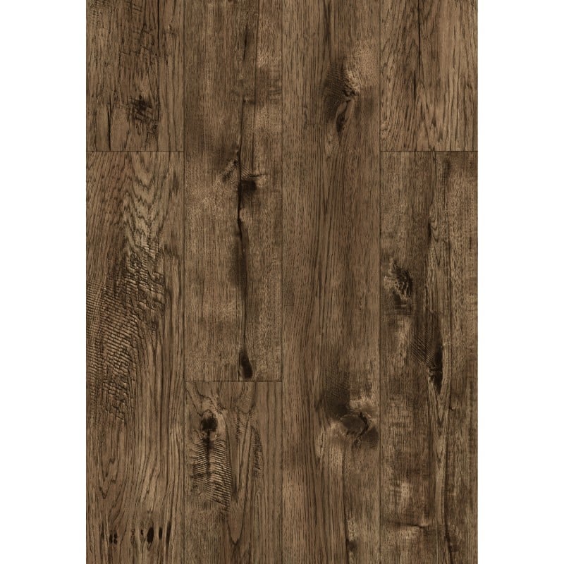 Mexen Orange Beach Muster von SPC-Vinylpaneelen 6,5 mm, IXPE-Unterlage 1,5 mm, 4 V-Fuge, Nussbaum - F1028-S