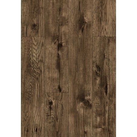 Mexen Orange Beach échantillon de panneaux vinyles 1240 x 182 mm SPC 6,5 mm, sous-couche IXPE 1,5 mm, 4 V-Fuga, Noyer - F1028-S