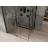 Mexen Omega klizna tuš kabina 120 x 90 cm, prozirna, crna - 825-120-090-70-00