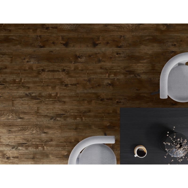 Mexen Mount Vernon provbit av SPC vinylpaneler 6,5 mm, IXPE underlag 1,5 mm, 4 V-fogar, Valnöt - F1029-S