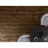 Mexen Mount Vernon échantillon de panneaux vinyles 1240 x 182 mm SPC 6,5 mm, sous-couche IXPE 1,5 mm, 4 biseaux, Noyer - F1029-S