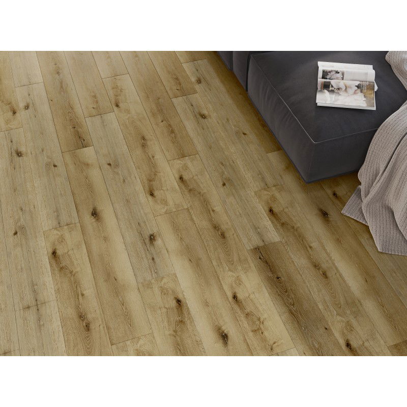 Mexen Oakley campione di pannelli vinilici 1240 x 182 mm SPC 6,5 mm, sottostrato IXPE 1,5 mm, 4 V-Fuga, Quercia - F1030-S