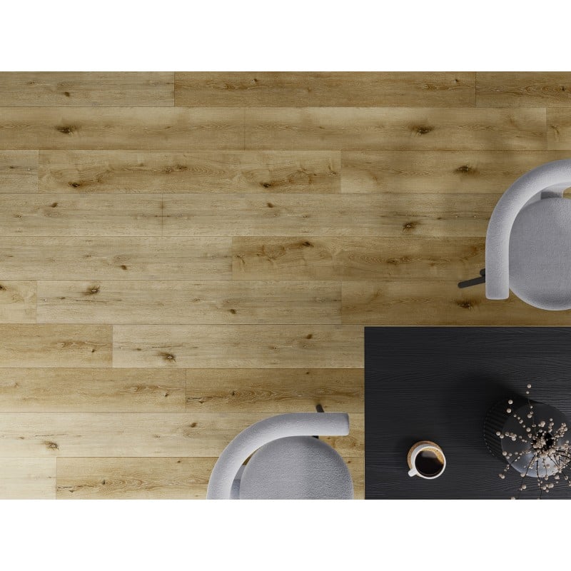 Mexen Oakley Probe von SPC-Vinylböden 6,5 mm, IXPE-Unterlage 1,5 mm, 4-seitige V-Fuge, Eiche - F1030-S