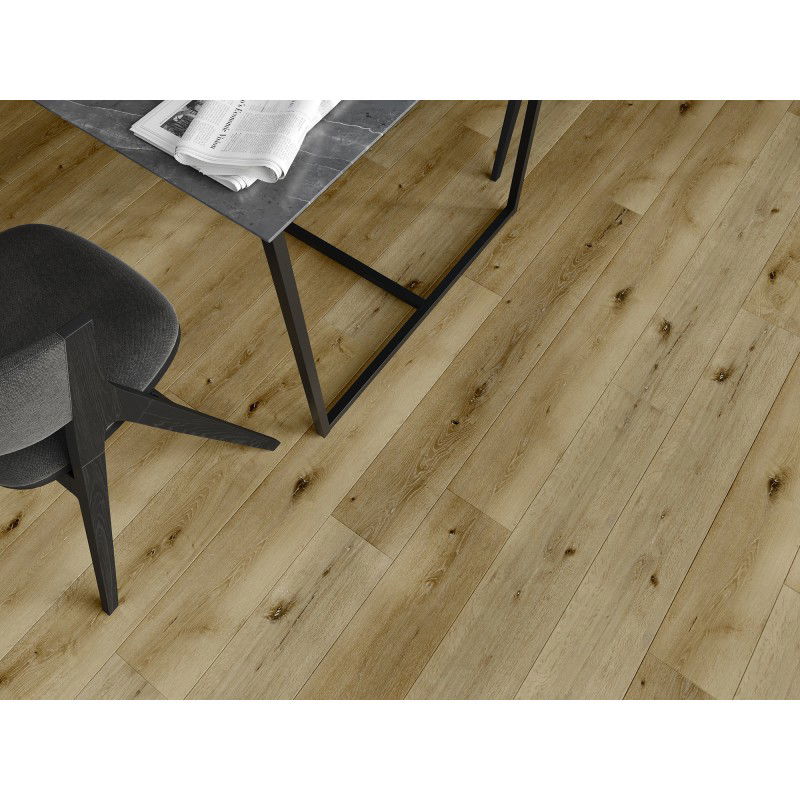 Mexen Oakley campione di pannelli vinilici 1240 x 182 mm SPC 6,5 mm, sottostrato IXPE 1,5 mm, 4 V-Fuga, Quercia - F1030-S