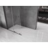 Mexen Velar sliding shower wall Walk-in 110 x 200 cm, transparent 8 mm, gun metal - 871-110-000-03-95