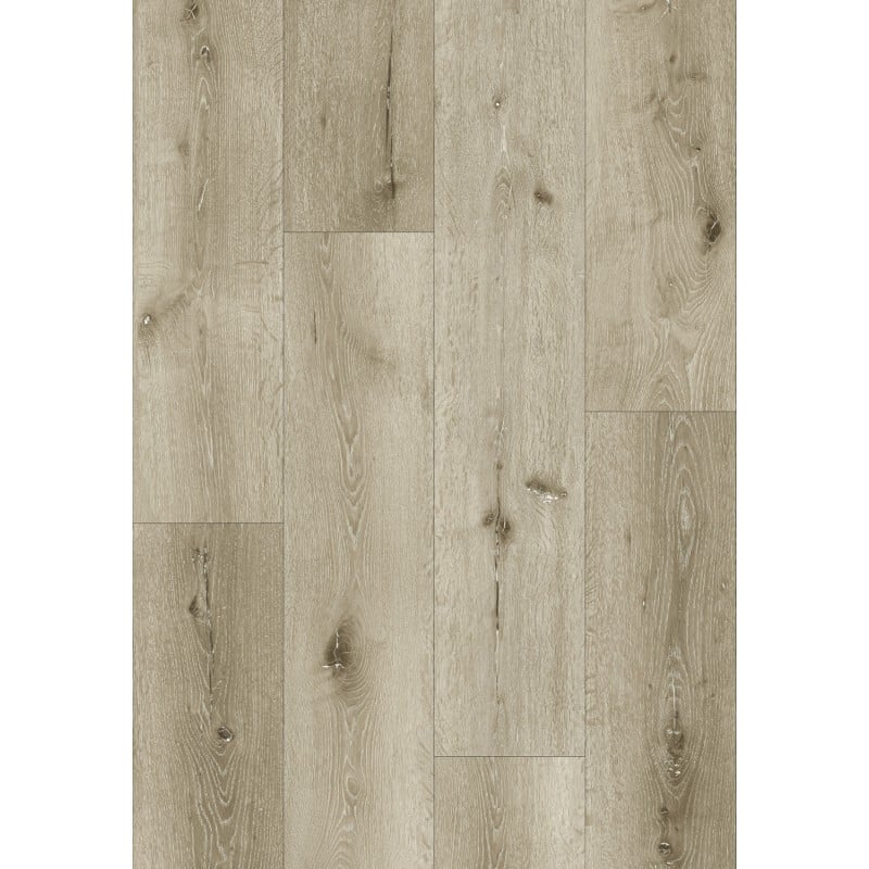Mexen Georgia échantillon de panneaux vinyles 1240 x 182 mm SPC 6,5 mm, sous-couche IXPE 1,5 mm, 4 V-Fuge, Chêne - F1031-S