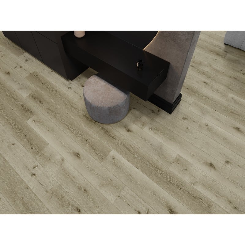 Mexen Georgia amostra de painéis de vinil SPC 6,5 mm, base IXPE 1,5 mm, 4 V-Fuga, Carvalho - F1031-S