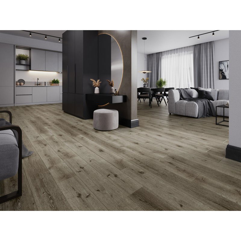 Mexen Kansas Vinylpaneelmuster 1240 x 182 mm SPC 6,5 mm, IXPE-Unterlage 1,5 mm, 4 V-Fuge, Eiche - F1032-S