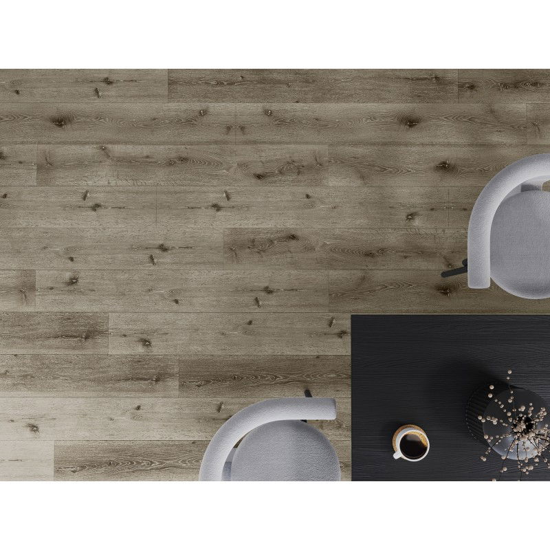 Mexen Kansas campione di pannelli vinilici SPC 6,5 mm, supporto IXPE 1,5 mm, 4 V-Fuga, Rovere - F1032-S