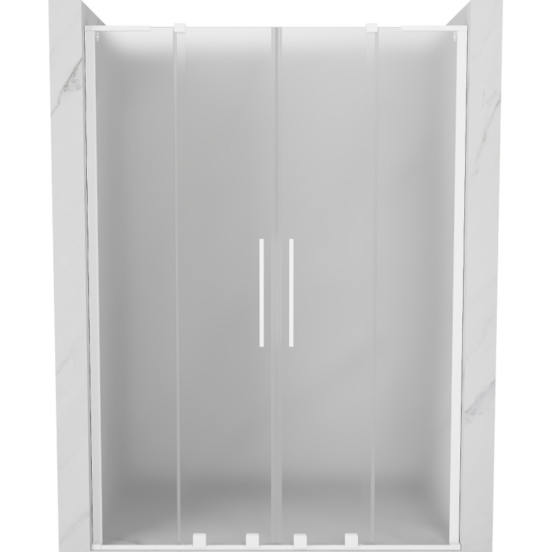 Mexen Velar L Duo lükand-duššuks 140 cm, jäätunud, valge - 871-140-003-32-20