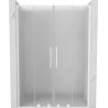 Mexen Velar L Duo sliding shower door 150 cm, frost, white - 871-150-003-32-20