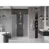 Mexen Velar L Duo sliding shower door 150 cm, frost, white - 871-150-003-32-20