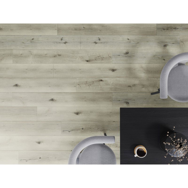 Mexen Silver Lake monster van vinylpanelen 1240 x 182 mm SPC 6,5 mm, IXPE 1,5 mm onderlaag, 4 V-groef, Eik - F1034-S