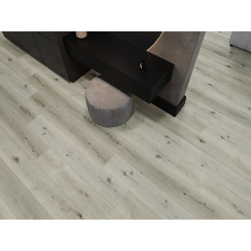 Mexen Silver Lake prov av SPC-vinylpaneler 6,5 mm, IXPE-undertak 1,5 mm, 4 V-Fuga, Ek - F1034-S