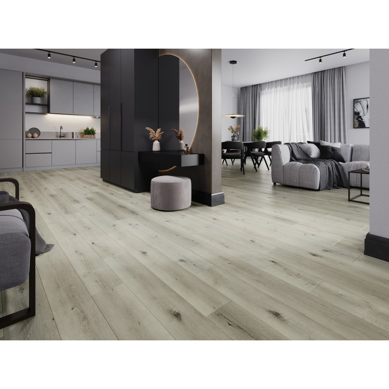 Mexen Silver Lake δείγμα από πάνελ βινυλίου SPC 6,5 mm, υπόστρωμα IXPE 1,5 mm, 4 V-Αυλάκι,