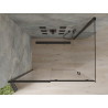 Mexen Omega lükandustega dušinurk 130 x 80 cm, läbipaistev, must - 825-130-080-70-00