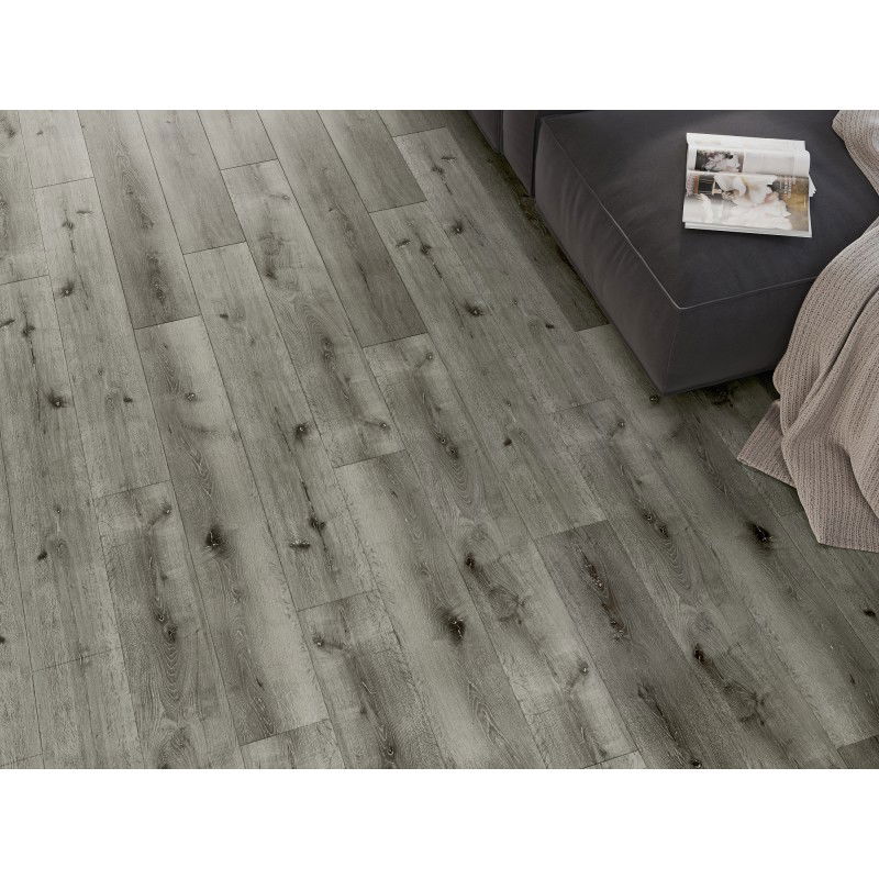 Mexen Lago Vista campione di pannelli vinilici SPC 6,5 mm, sottofondo IXPE 1,5 mm, 4 V-Fuga, Rovere - F1035-S