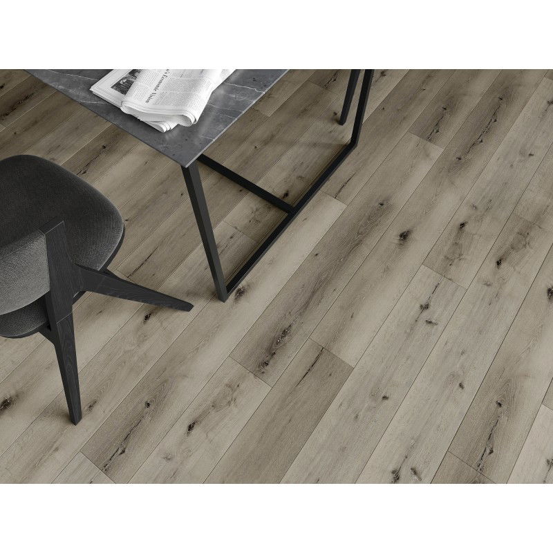 Mexen Bevil Oaks campione di pannelli vinilici 1240 x 182 mm SPC 6,5 mm, sottostrato IXPE 1,5 mm, 4 V-Fuga, Rovere - F1036-S