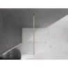 Mexen Velar liugklaasiga dušisein Walk-in 150 x 200 cm, läbipaistev 8 mm, harjatud nikkel - 871-150-000-03-97