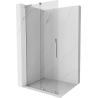 Mexen Velar L Duschwand Schiebetür Walk-in 110 x 200 cm, transparent 8 mm, Chrom - 871-110-003-03-01