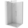 Mexen Velar L Duschwand zum Schieben Walk-in 120 x 200 cm, transparent 8 mm, Chrom - 871-120-003-03-01
