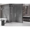 Mexen Velar L Sliding Walk-in Shower Wall 120 x 200 cm, Transparent 8 mm, Chrome - 871-120-003-03-01
