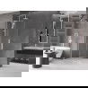 Mexen Velar L schuifbare douchewand Walk-in 110 x 200 cm, transparant 8 mm, wit - 871-110-003-03-20