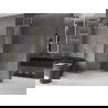 Mexen Velar L Duschwand zum Schieben Walk-in 120 x 200 cm, transparent 8 mm, gold gebürstet - 871-120-003-03-55